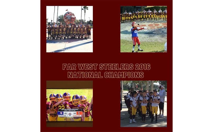 Far West Steelers 2016 National Champions 