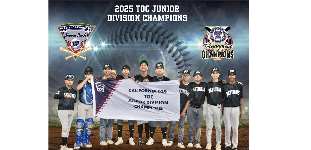 2025 Junior TOC Regional Champions 