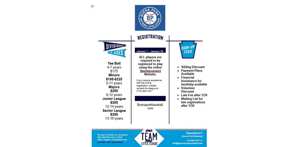 2026 Spring Season NOW OPEN