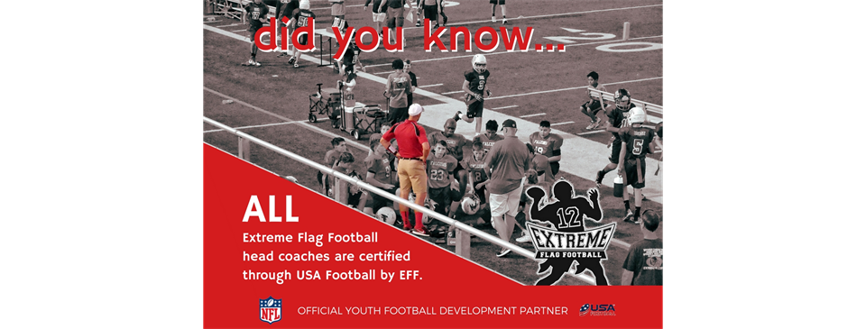 Our coaches are the most trained of ANY youth football organiztaion