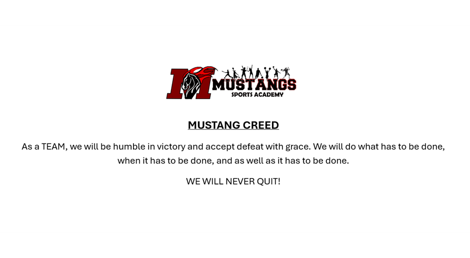 LET'S GO MUSTANGS!!