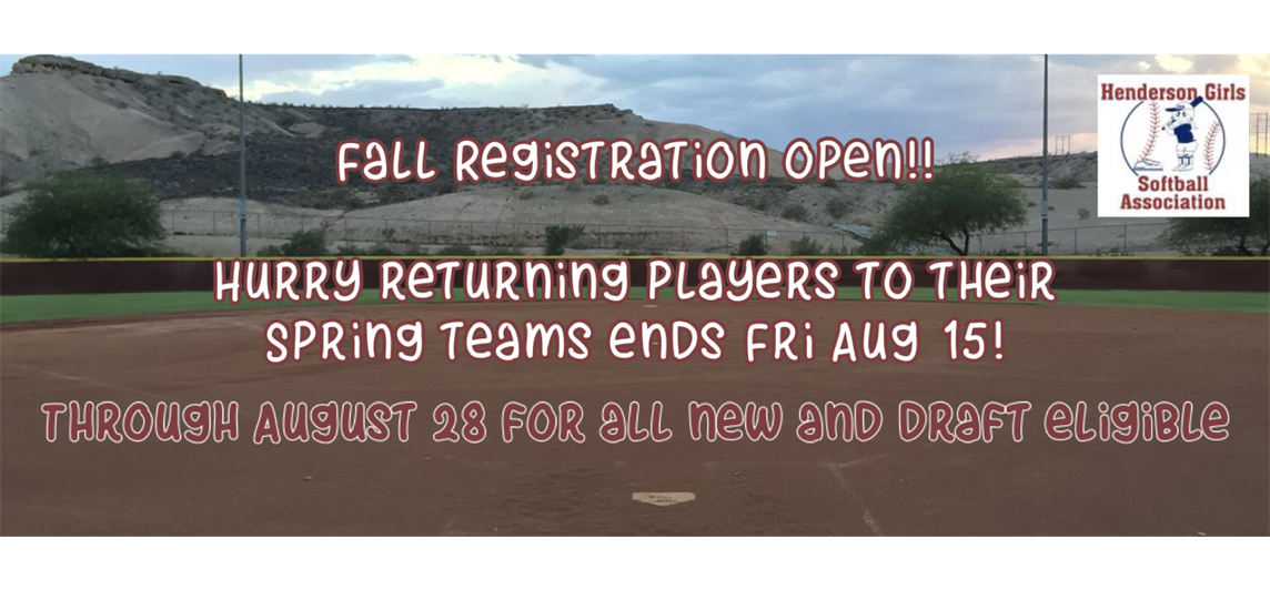 REGISTRATION OPEN!