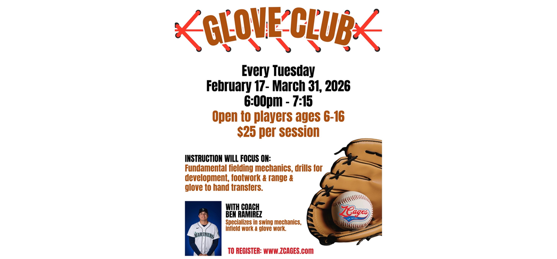 CHECK OUT THE GLOVE CLUB AT Z CAGES