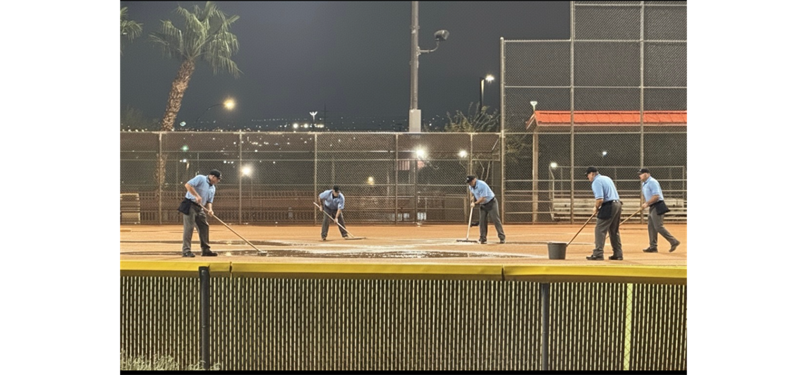 Unsung heroes of the game. Thanks to the Blues for all you do for the girls. 