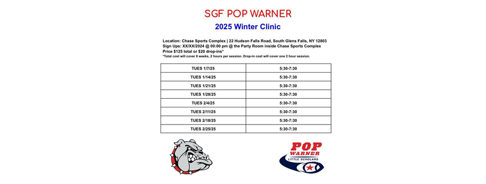 2025 Football Winter Clinic