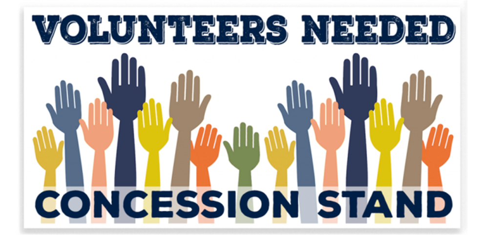 Concession Stand Volunteers Needed 