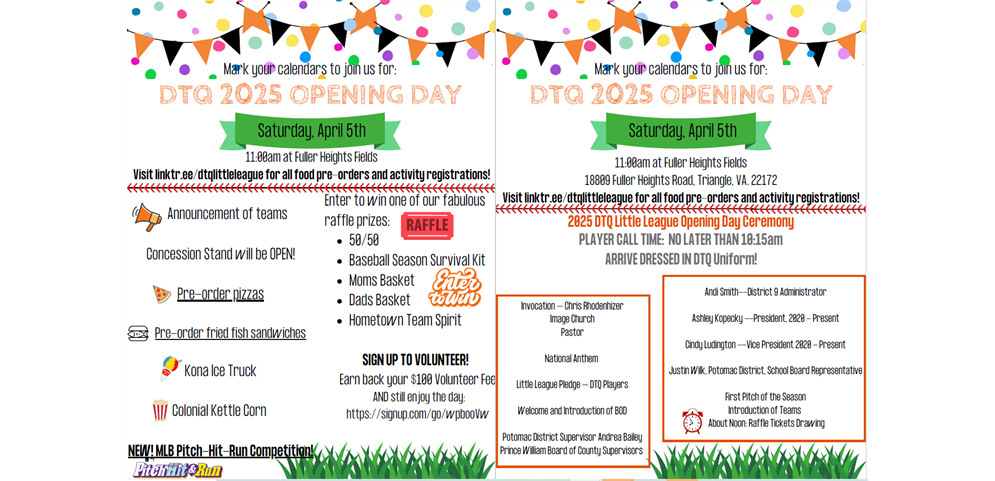 Spring 2025 Opening Day