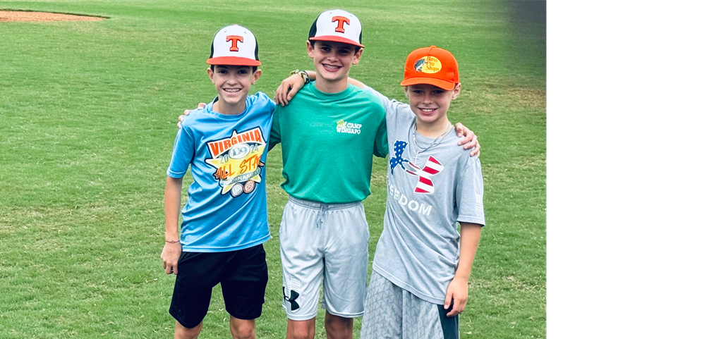 DTQ 12U ALL STARS STEP UP TO UMPIRE KID PITCH GAME! WAY TO GO CJ, JACOB AND CHRIS!