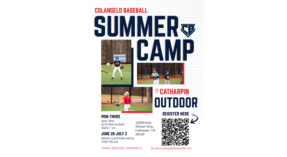 Colangelo Baseball Outdoor Summer Camp 6/29-7/2