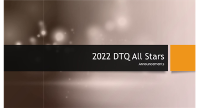2022 DTQ All Stars Announcements