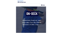 Official Little League On-Deck Sponsors