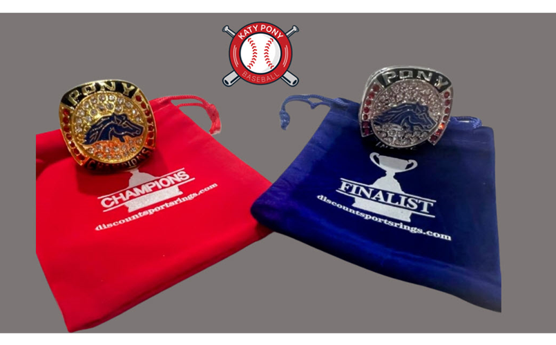 Katy Pony Fall 2024 Winner Rings