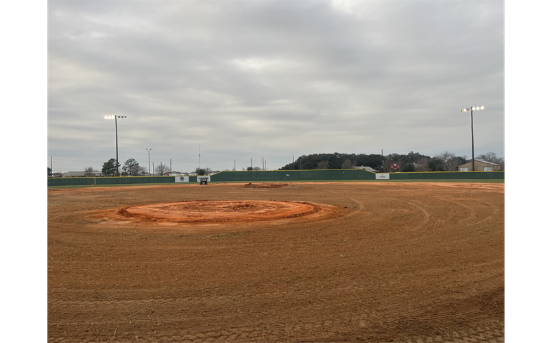 We are getting the fields ready for the Spring Season. 