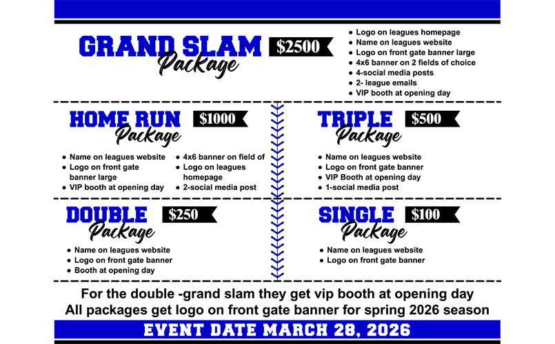 Sportsfest March 28th- Sponsors Needed!!