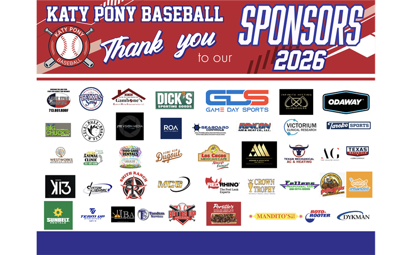 Thank you for all our Sponsors!