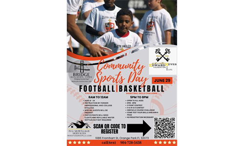 Community Sports Day- Youth Football Camp & Basketball Skills Challenge