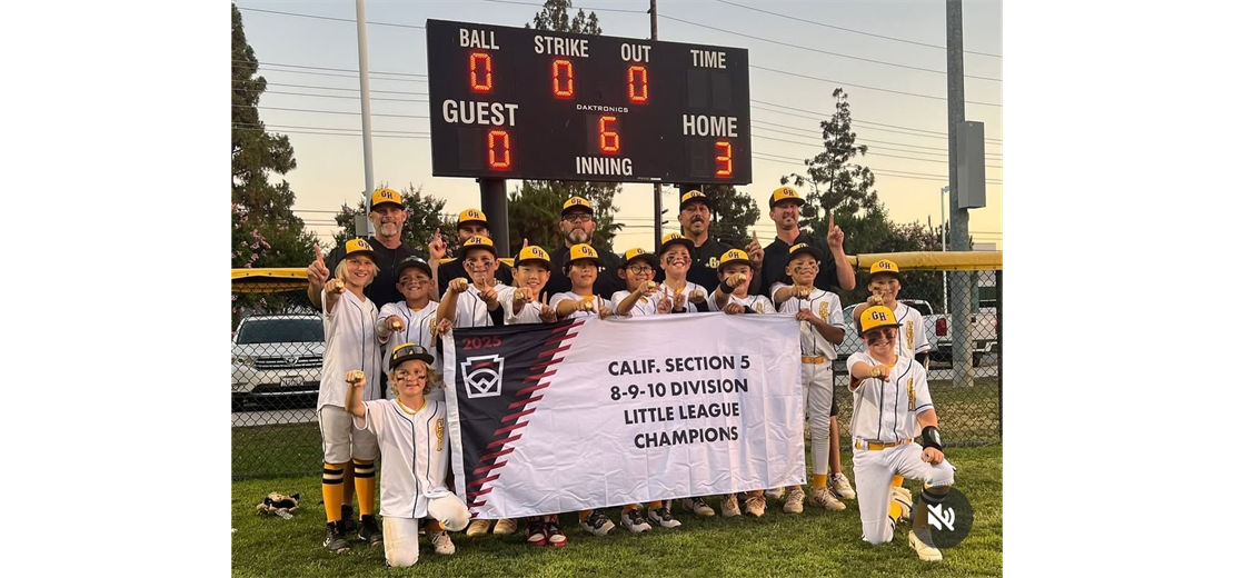 Golden Hill - Section 5 8-9-10 Yr 2025 Champions