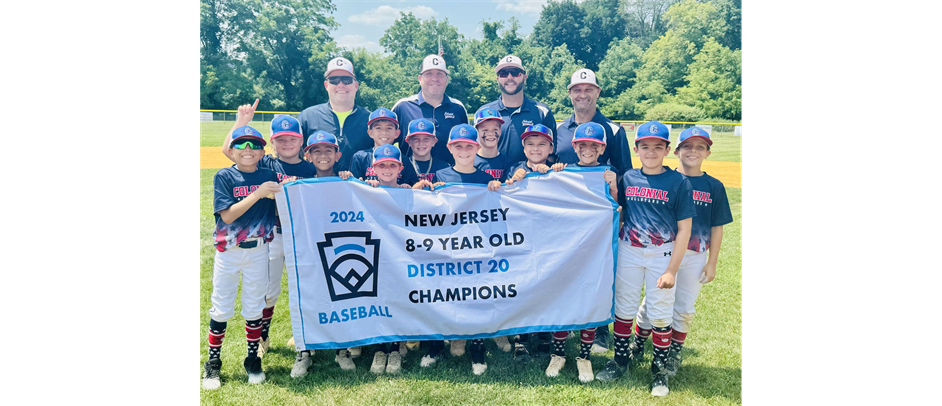 2024- 7,8,9 District 20 Champions- Colonial LL