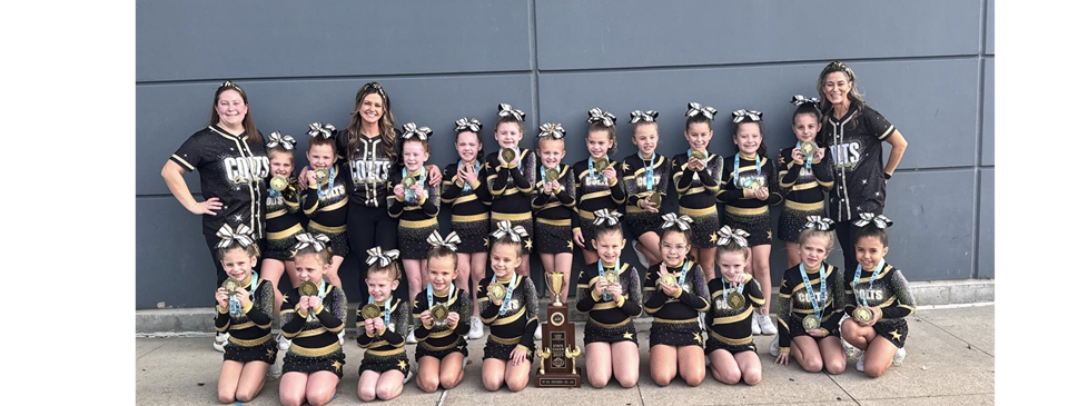2nd Grade Cheerleading- 1st Place ICA Champions 