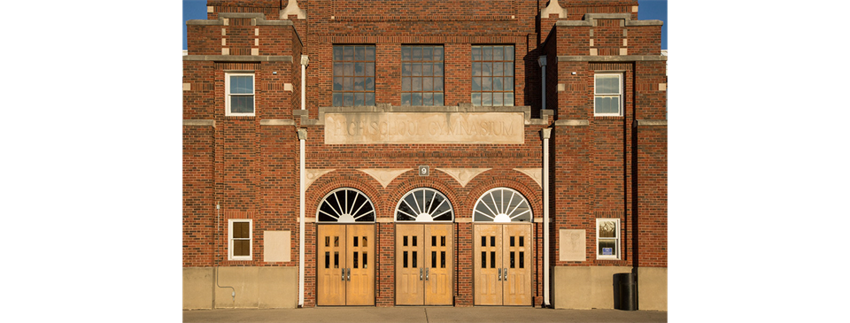 Glen Curtis Gymnasium at John R. Wooden Middle School