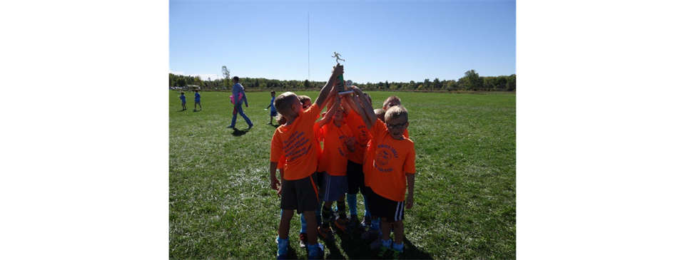 Minor Boys win a trophy!