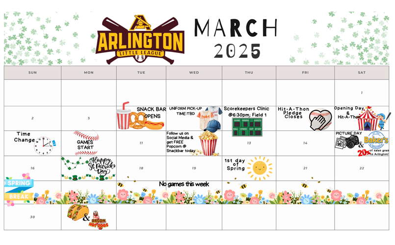 March Calendar 