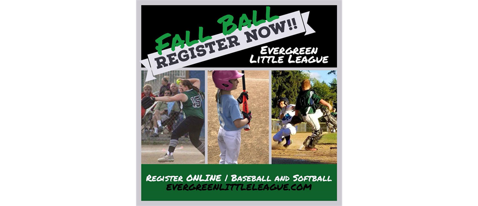 Fall Ball Signs Ups are LIVE!