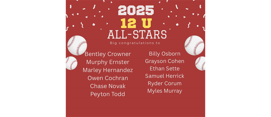                               12U ALL-STARS