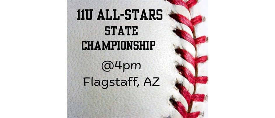 11U All-Stars Headed to the State Championship!