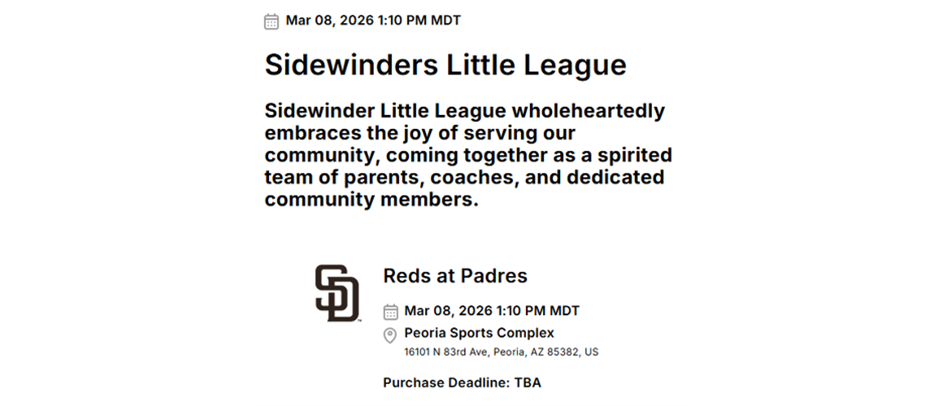 Little League Day at the Ballpark! 