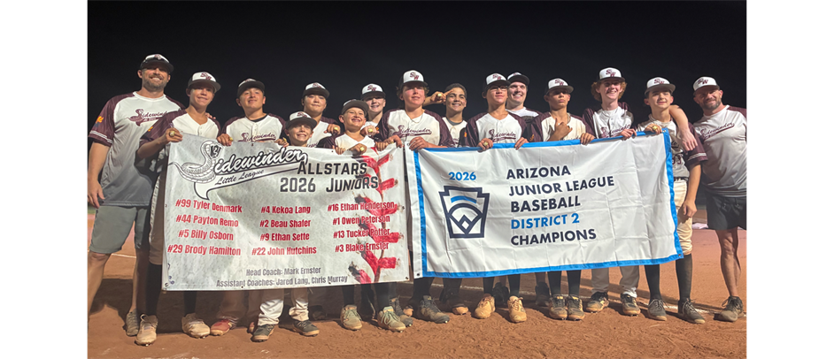 Juniors All Stars AZ District 2 Champions!!