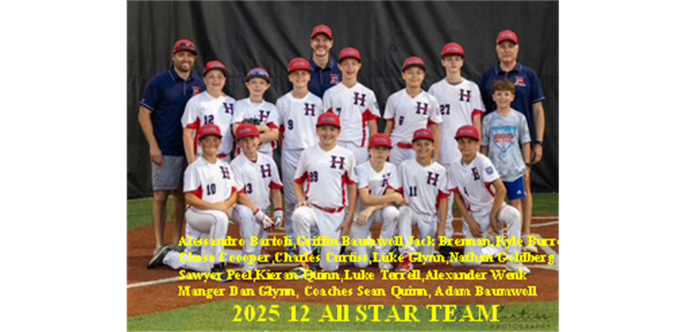 2025 12 U ALL STAR TEAM