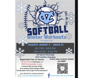 Winter Workouts Started 1/6/2026. You can still sign up!