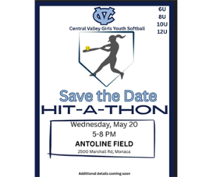 2026 Hit-A-Thon: Save the Date! May 20th