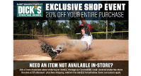 Brookfield Little League 20% OFF SHOP EVENT