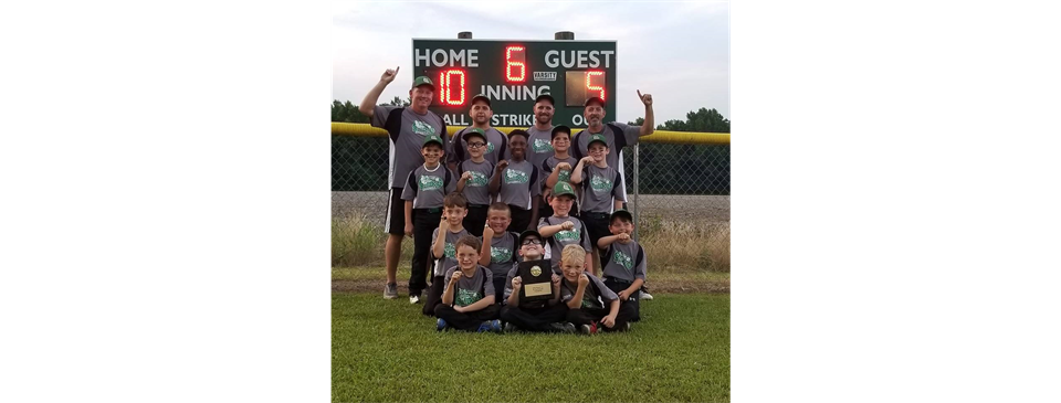 2018 Wayne County 8U Baseball Champs