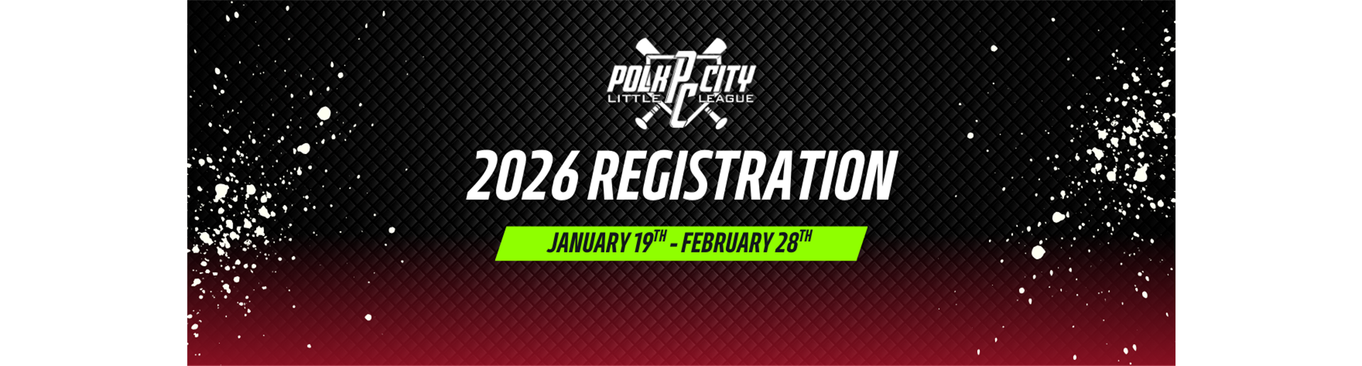 2026 Registration Dates