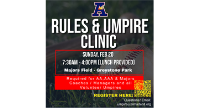 Rules & Umpire Clinic