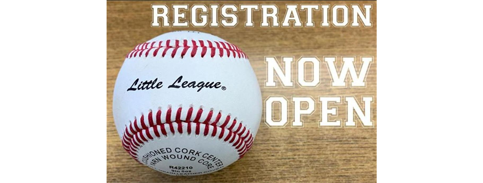 2023 Little League Season registration is now open!!