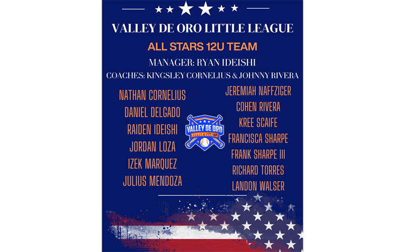 2025 LITTLE LEAGUE ALL STARS
