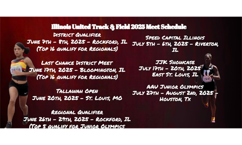 Summer Track Schedule