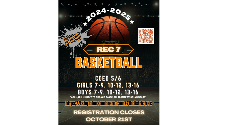 2024-2025 Basketball registration