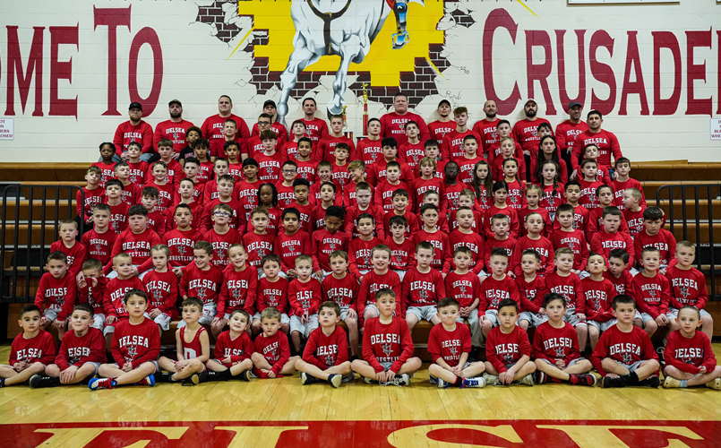 Delsea Junior Wrestling Organization Group Photo (2024-2025)