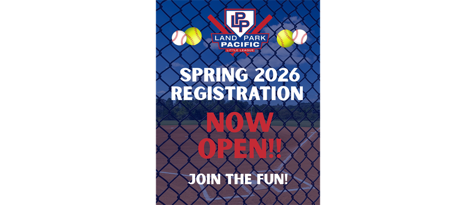 Spring 2026 Registration NOW OPEN!!