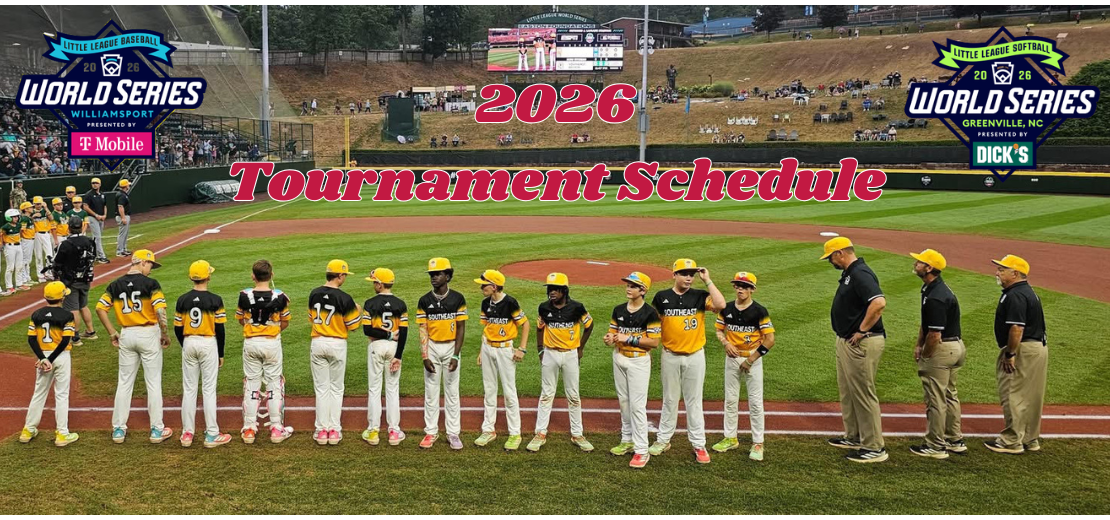 2026 Tournament Schedule