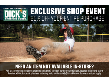baseball discount store