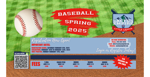 2025 REGISTRATION NOW OPEN!