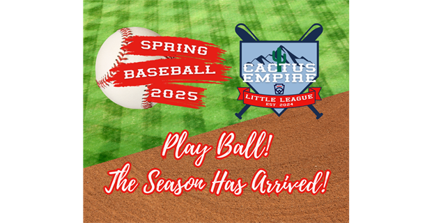 SPRING BASEBALL 2025 HAS ARRIVED!