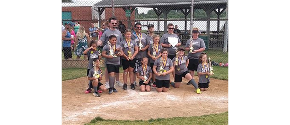 2019 U9 Softball 2nd place