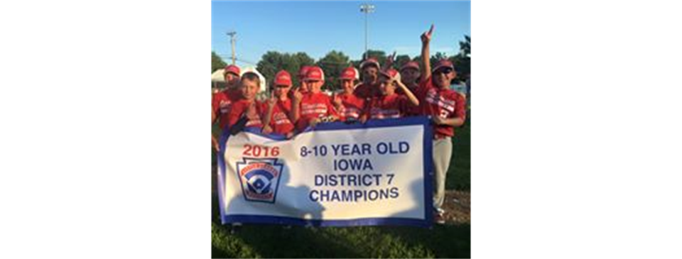 2016 9/10 District 7 Champions!!